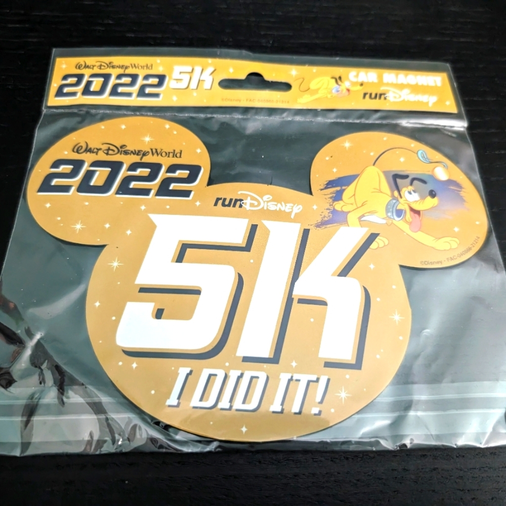 New 2022 runDisney Walt Disney World Marathon Weekend 5K Magnet